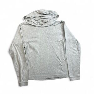 Women's small y2k Nike Silver Tag Nike grey long sleeve hoodie Size S